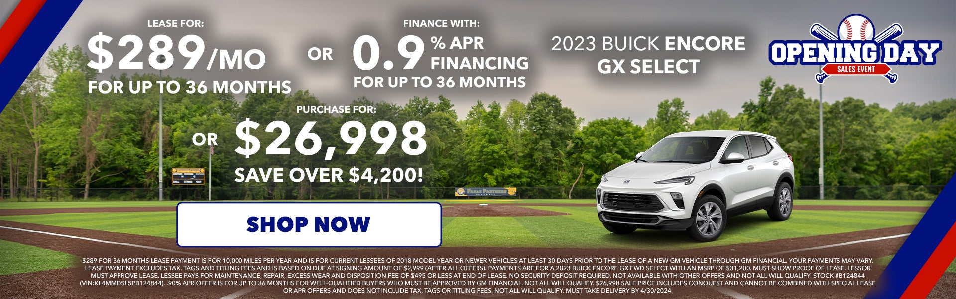 2023 Buick Encore Lease, Finance & Purchase Specials